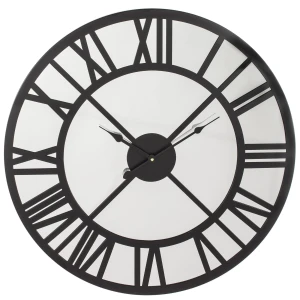 Zegar ścienny retro metalowy 60x60x5 cm 152789