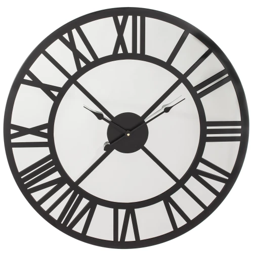 Zegar ścienny retro metalowy 60x60x5 cm 152789