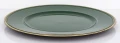 Podstawka pod talerz podtalerz zielono złoty 1,5x33x33 160468