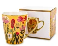 Kubek z porcelany kubek w kwiaty filiżanka do kawy herbaty 300ml  183582