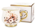 Kubek z porcelany kubek w kwiaty filiżanka do kawy herbaty 450ml  177413