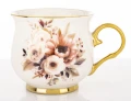 Kubek z porcelany kubek w kwiaty filiżanka do kawy herbaty 450ml  177413