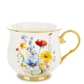 Kubek z porcelany biało złoty w opakowaniu dekoracyjnym 450ml 171890