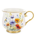 Kubek z porcelany biało złoty w opakowaniu dekoracyjnym 450ml 171902
