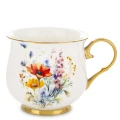 Kubek z porcelany biało złoty w opakowaniu dekoracyjnym 450ml 171909