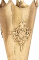 Parasolnik metalowy złoty antyczny 58x21,5 cm 175629