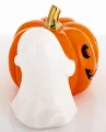 Figurka Duszek Z Dynią Led ozdoba lampion Halloween 13x21x13 186542