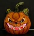 Dynia dekoracja Halloween Led ozdoba lampion 27x22x20 185270