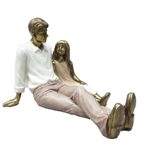Figurka dekoracyjna kolekcja family tata z dzieckiem 11,5x15x12 167797