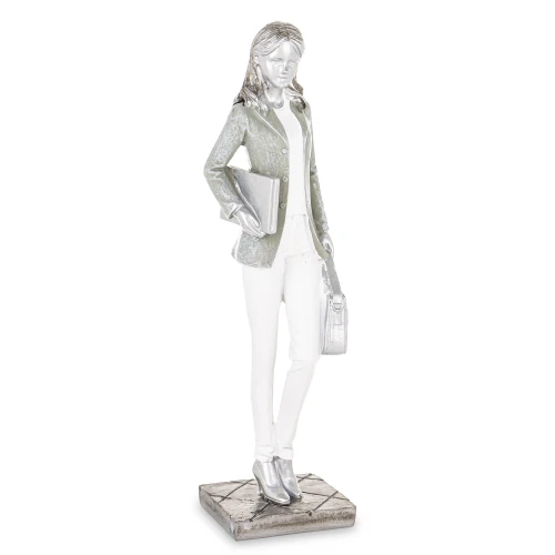 Figurka dekoracyjna kolekcja family kobieta bizneswoman 23x6x5,5 178753