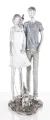 Figurka dekoracyjna para z pieskiem kolekcja family 26,5x10x18 184160