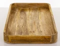 Taca dekoracyjna drewniana drzewo mango 4x40x25 185555