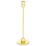 Świecznik metalowy złoty glamour  26x8x8 182811