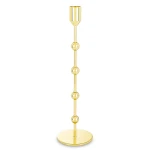 Świecznik metalowy złoty glamour  29x8x8 182808