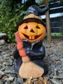 Dynia figurka ceramiczna ozdoba lampion do ogrodu duża 38,5x20