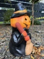 Dynia figurka ceramiczna ozdoba lampion do ogrodu duża 38,5x20