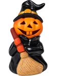 Dynia figurka ceramiczna ozdoba lampion do ogrodu duża 38,5x20