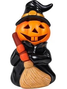 Dynia figurka ceramiczna ozdoba lampion do ogrodu duża 38,5x20