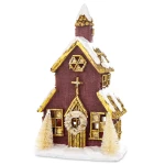 Dekoracja świąteczny domek Led 33x20x15 170429