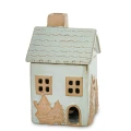 Dekoracja domek ceramiczny na t-light 18x11x10,5 180726
