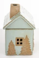 Dekoracja domek ceramiczny na t-light 18x11x10,5 180726