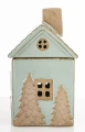 Dekoracja domek ceramiczny na t-light 18x11x10,5 180726