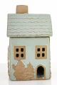 Dekoracja domek ceramiczny na t-light 18x11x10,5 180726