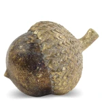 Dekoracja jesienna figurka figurka żołądź złoty brązowy 14x10x10 122134