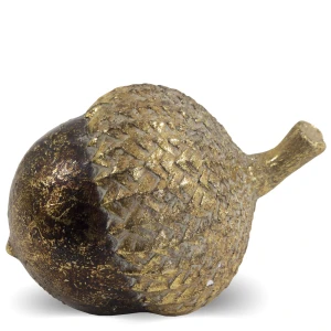Dekoracja jesienna figurka figurka żołądź złoty brązowy 11,5x8x8 122132