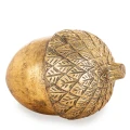 Dekoracja jesienna figurka figurka żołądź złoty brązowy 12x16x16 185047