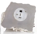 Szklana Kula Z Mikołajem Led 12,5x11x8,5 172524