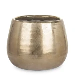 Osłonka donica doniczka ceramiczna złota 19,5x19,5x15 136165