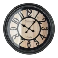 Zegar ścienny retro duży 50cm czarny HTBE0401