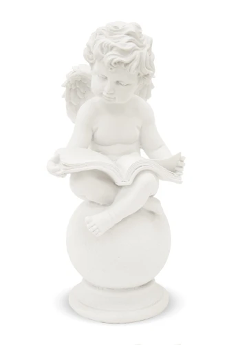 Aniołek dekoracyjny biały figurka 31x14,5x15 67105
