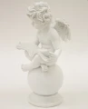 Aniołek dekoracyjny biały figurka 31x14,5x15 67105