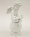 Aniołek dekoracyjny biały figurka 31x14,5x15 67105