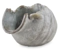 Osłonka  betonowa doniczka szara wazon ogrodowa 16x23,5x18 136343