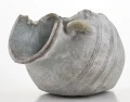 Osłonka  betonowa doniczka szara wazon ogrodowa 16x23,5x18 136343