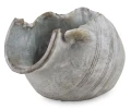 Osłonka  betonowa doniczka szara wazon ogrodowa 16x23,5x18 136343